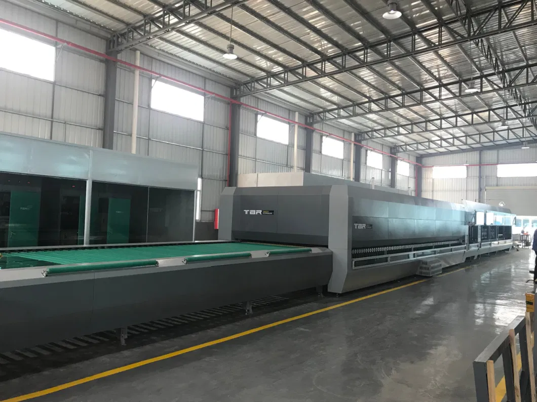 TBR Full Convection Flat Glass Tempeirng Processing Machine for Float Glass Clear Glass Low-E Glass